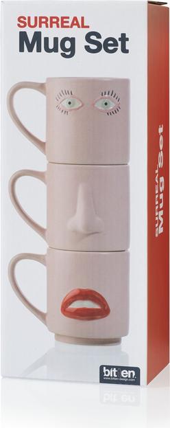 Produktbild Bitten Surreal Mug Set (3x)