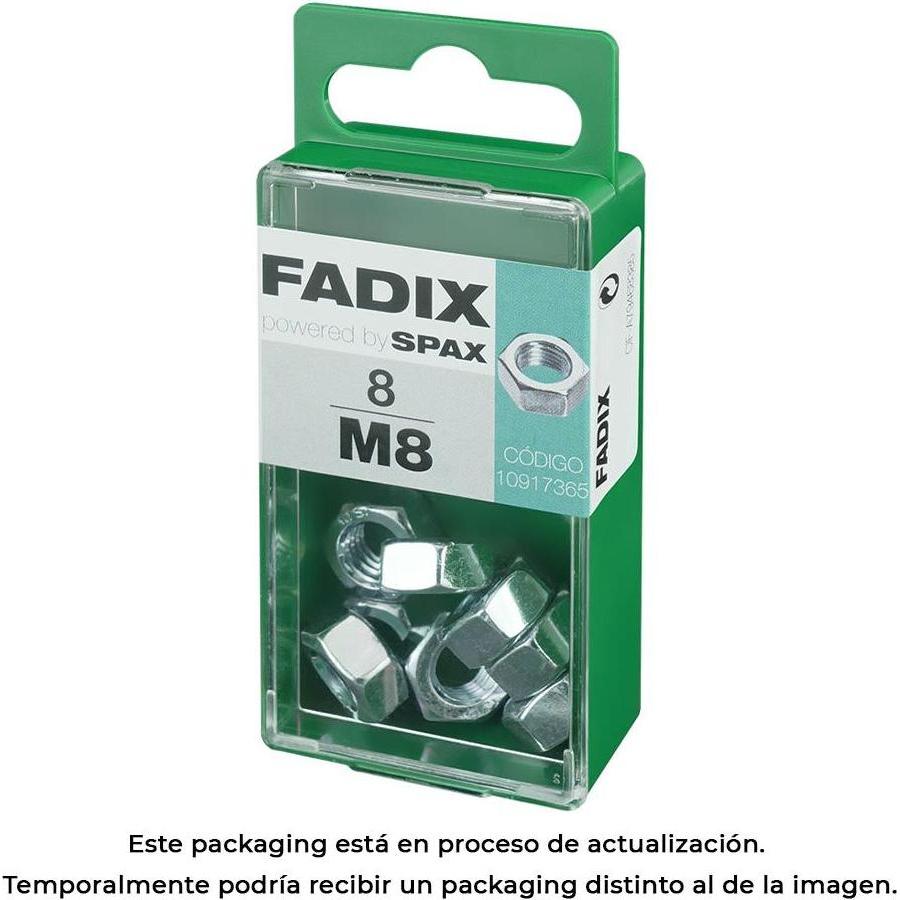 Fadix, Chiodi, Scatola s 8 unità. dado in zinco m 8 (8 pz., 100 mm)