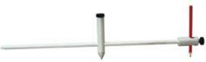 Magni hedue® Compas à tige 50 cm - Compas de précision grand, Compas de traçage en aluminium anodisé