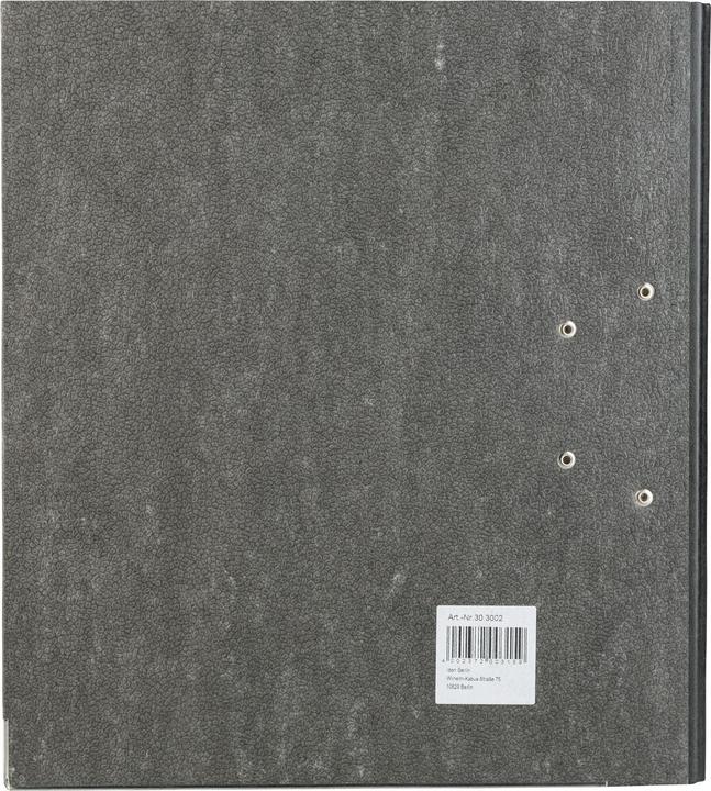 Produktbild Idena Ordner A4 schwarz 5cm Wolkenmarmor FSC-Mix (A4, 50 mm)