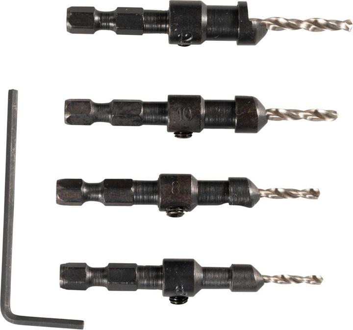 Actual product image Makita Makito drill - DRILL/bottom DEEPING device 4 pcs. (2.4-2.8-3.2-3.6) (3.2, 3.6 mm, 2.8 mm, 2.4 mm)