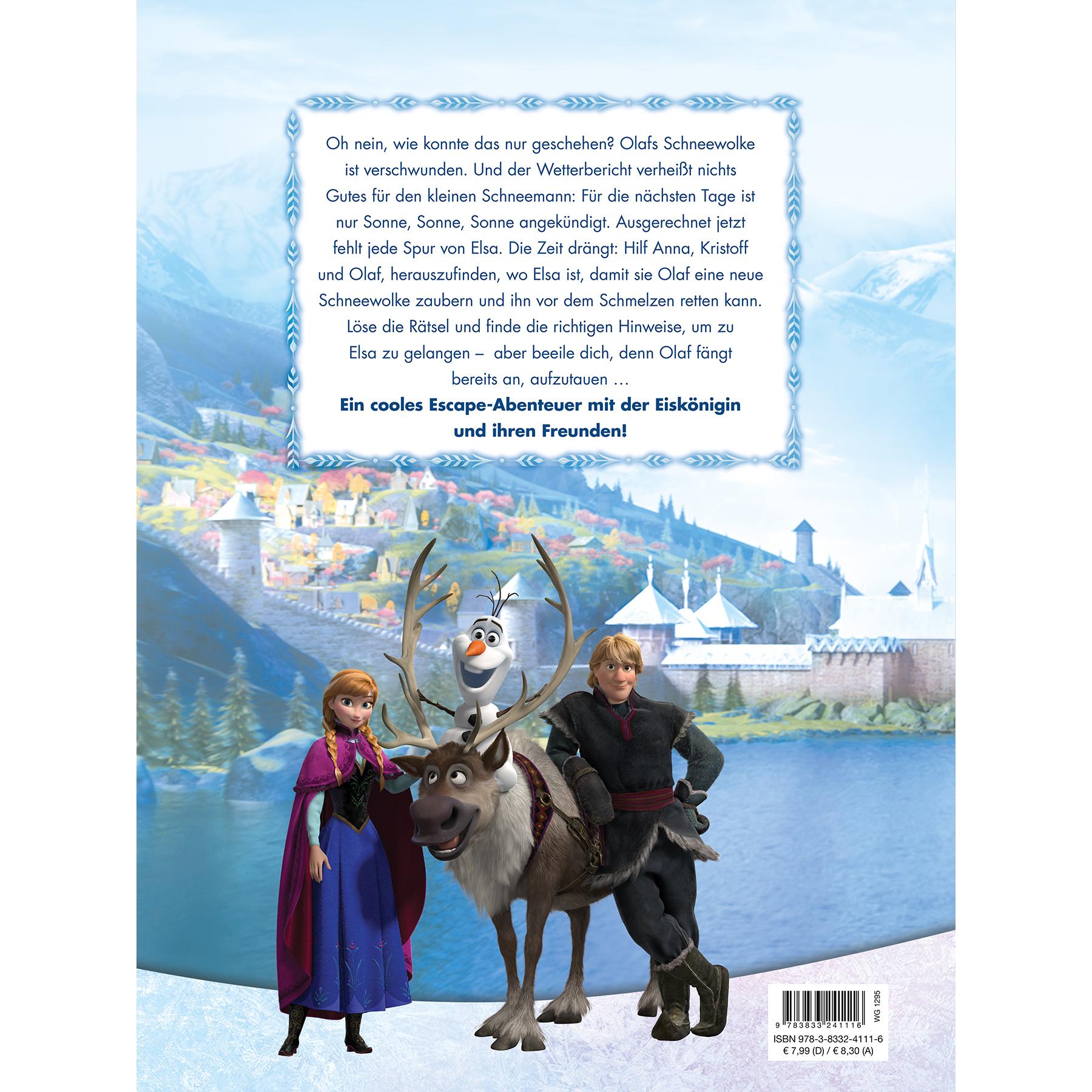 Thumbnail - Disney Die Eiskönigin: ESCAPE - Löse die Rätsel, finde Elsa und rette Olaf!, Kinderbücher von Carolin Böttler
