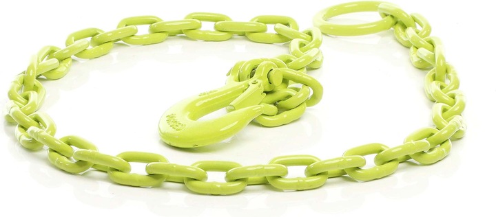 Produktbild XPOtool Forstkette Rückekette rund 1,83m x 10mm Aufhängeglied Sicherheitshaken