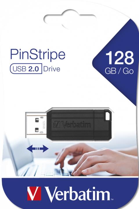 Actual product image Verbatim PinStripe (128 GB, USB-A)