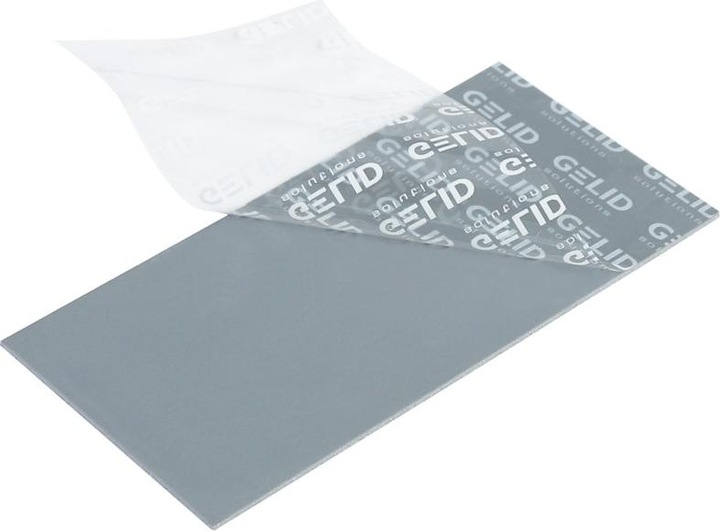 Actual product image Gelid GP-Extreme - 12 W/m-K - Gray - 80 mm - 40 mm - 0.5 mm (0.50 mm, 12 W/m K)
