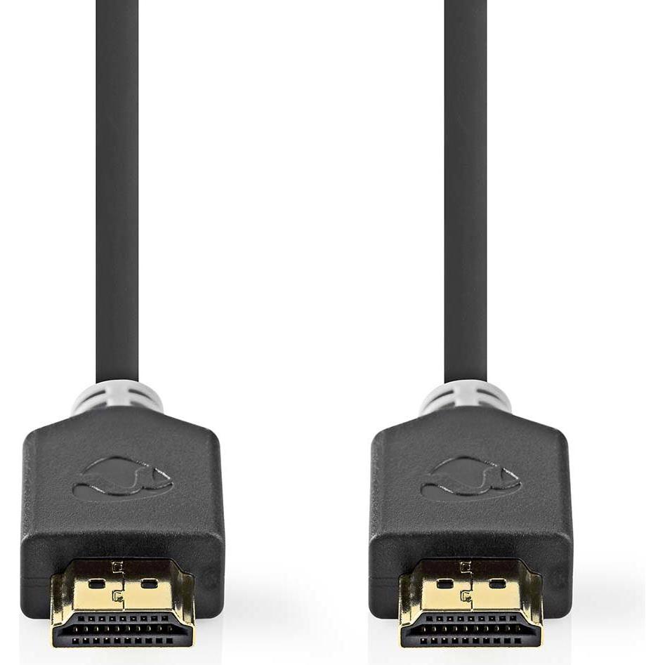 Thumbnail - Nedis CVBW35000BK50. Kabellänge: 5 m, Anschluss 1: HDMI Typ A (Standard), Steckverbinder 1 Geschlecht: Män (5 m, HDMI), ...