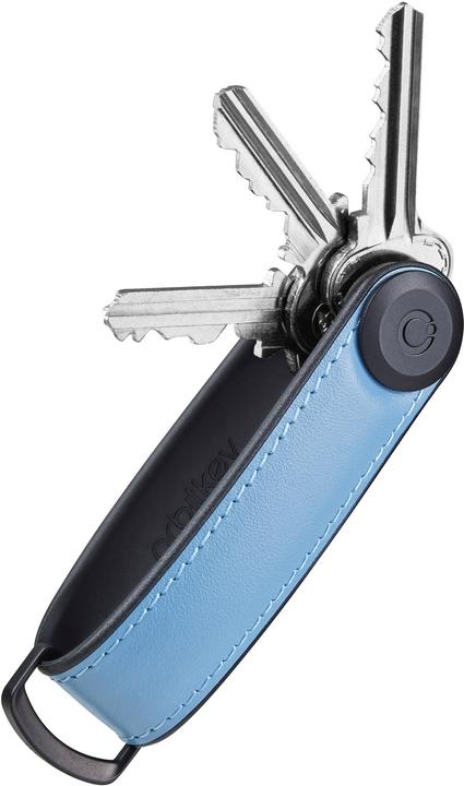 Image du produit Orbitkey Porte-clés en cuir hybride - Bleu lac