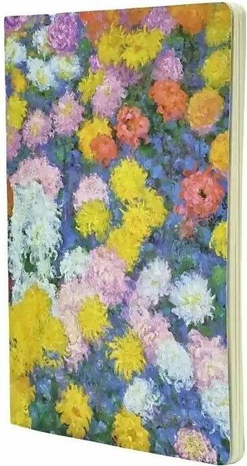 Actual product image Paperblanks Notizheft A4 Monets Chrysanthemen (A4, Plain, Hardcover)