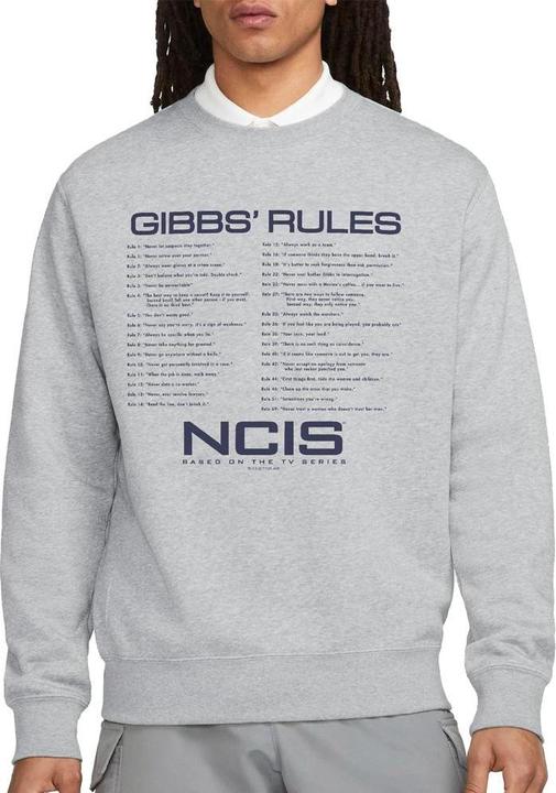 Immagine prodotto Ncis Gibbs Rules Felpa Adulto Unisex (L)