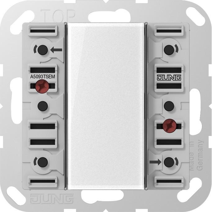 Thumbnail - JUNG, Zubehör Schalterprogramm, Tastsensor KNX AS/A UP perlmutt 3f 6pkt A5093TSEM