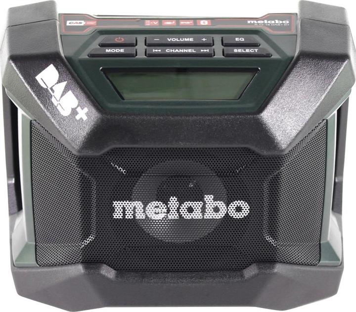 Metabo R 12-18 DAB+ BT Battery construction site radio 12-18 V DAB+ Bluetooth + 1x battery 5.5 Ah - without (AM, DAB+, FM, Bluetooth)