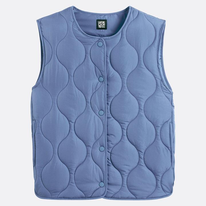 Actual product image La Redoute Collections Steppgilet mit Druckknöpfen (38)