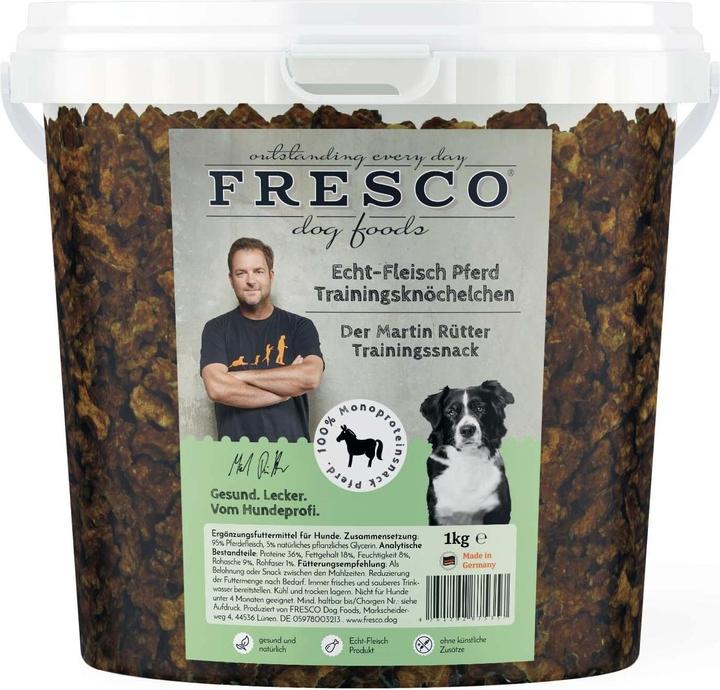 Fresco Treat Martin Rütter Training Knuckles Horse, 1 kg (Adult, 1 pcs., 1096 g)
