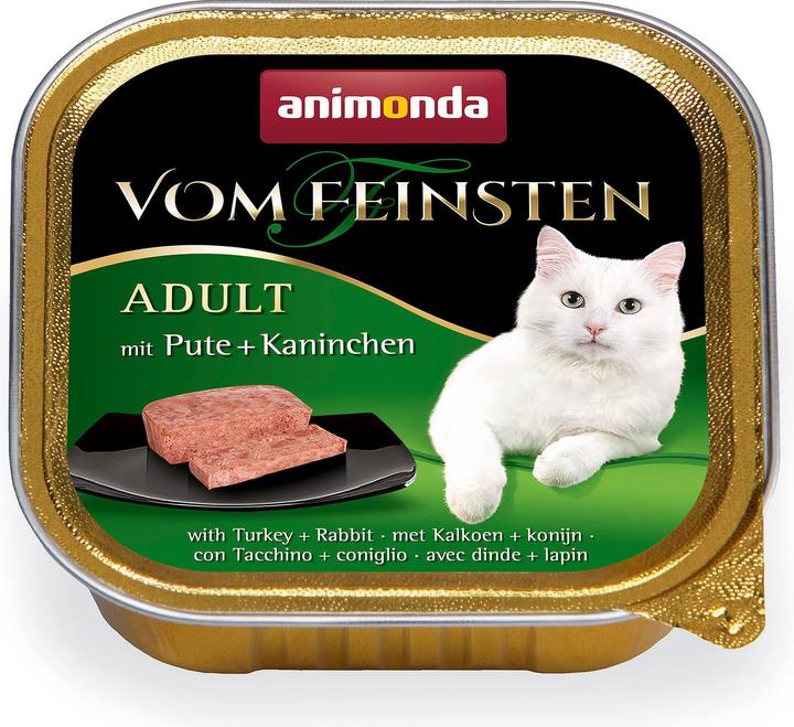 Actual product image animonda Vom Feinsten Adult with turkey & rabbit (Adult, 1 pcs., 100 g)