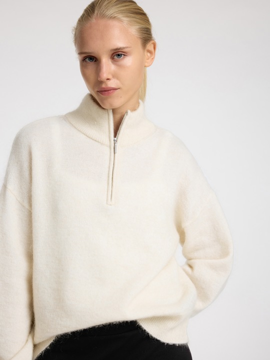 Actual product image Selected Femme Long sleeve half-zip jumper (XL)