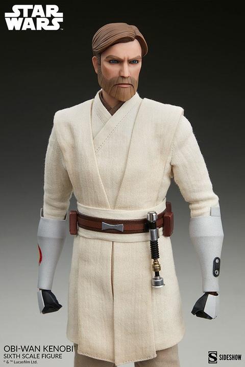 Immagine prodotto Sideshow Star Wars The Clone Wars Action Figure 1/6 Obi-Wan Kenobi