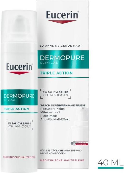 Image du produit Eucerin Dermopure Clinical Pflege 3-fach tiefenwirksam 40 ml (40 ml, Crème de jour)