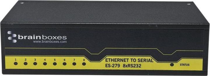 Actual product image Brainboxes Ethernet 8 port RS232