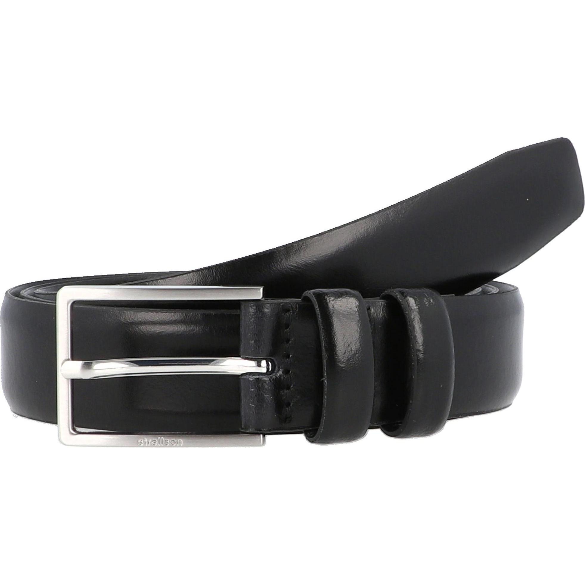 Strellson, Herren, Gürtel, Gürtel Leder, Schwarz, (105)