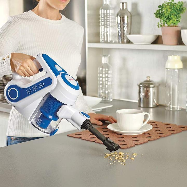 Produktbild Polti PBEU0116 FORZASPIRA SLIM SR90B Rechargeable 2-in-1 cordless electric vacuum, White/Blue