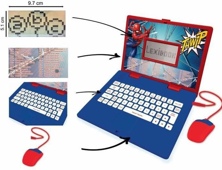 Produktbild Lexibook Spider-Man Lerncomputer (Englisch, Französisch, 4 - 7 Jahre)