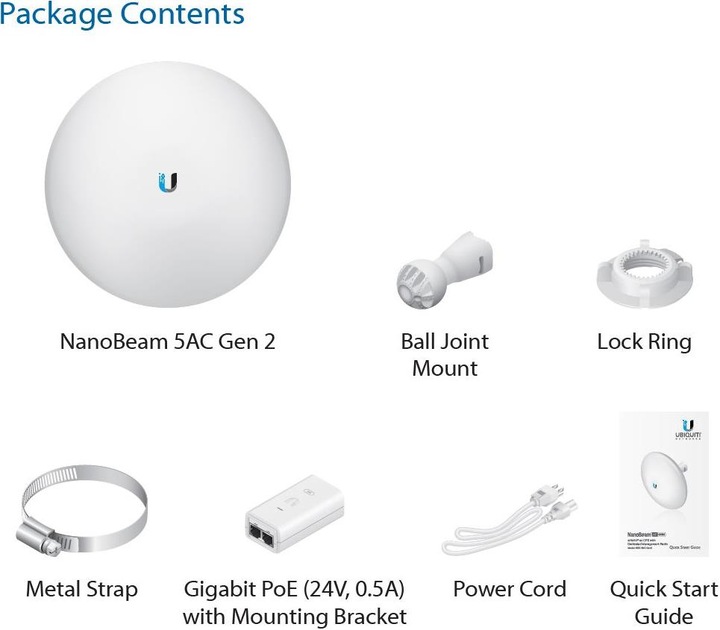 Actual product image Ubiquiti NBE-5AC gene2 (450 Mbit/s)