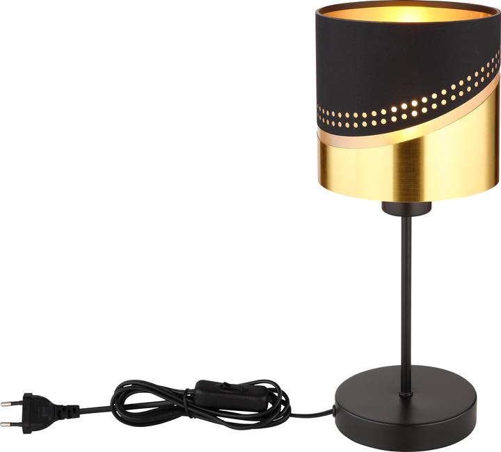 Produktbild Globo Tischleuchte Metall Schwarz Matt, 1xe27 (E27)