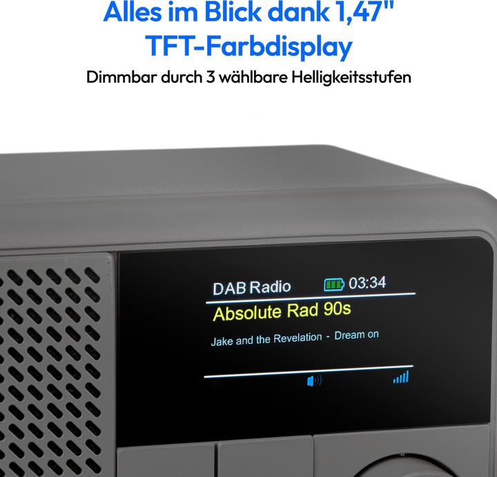 Actual product image Medion LIFE S66822 Portable DAB+ radio (DAB+, FM, Bluetooth)