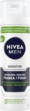 Actual product image NIVEA MEN Men Sensitive soothing piano for shaving - 200ML (200 ml, Shaving gel)