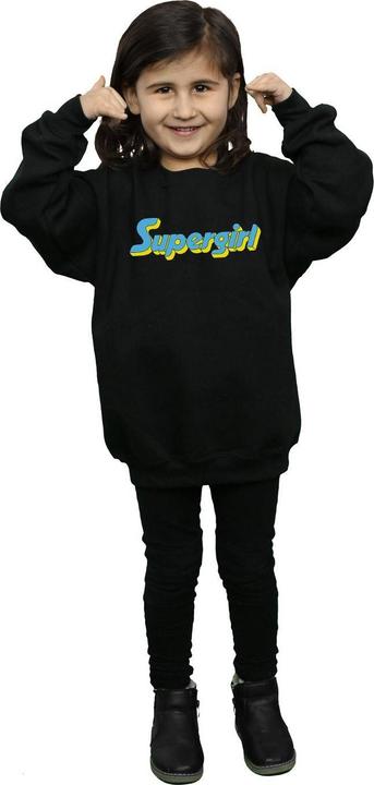 Image du produit - Sweat SUPERGIRL TEXT LOGO - Fille (128)