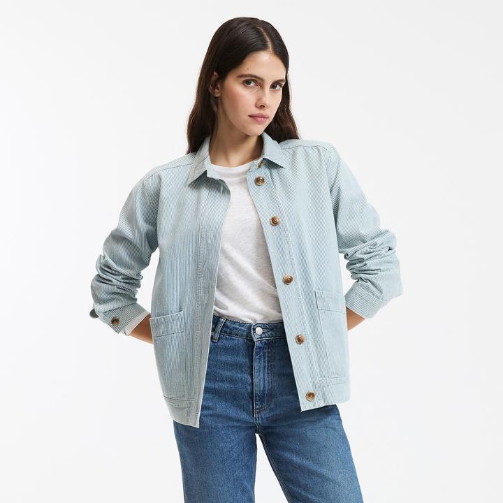 Produktbild La Redoute Collections Worker-Jacke mit Knopfverschluss (S)