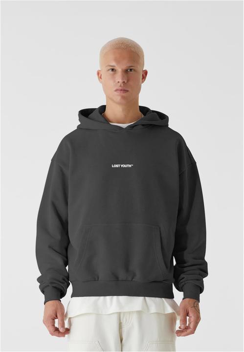 Produktbild Lost Youth LY HOODY - CHAOS darkgrey L (L)