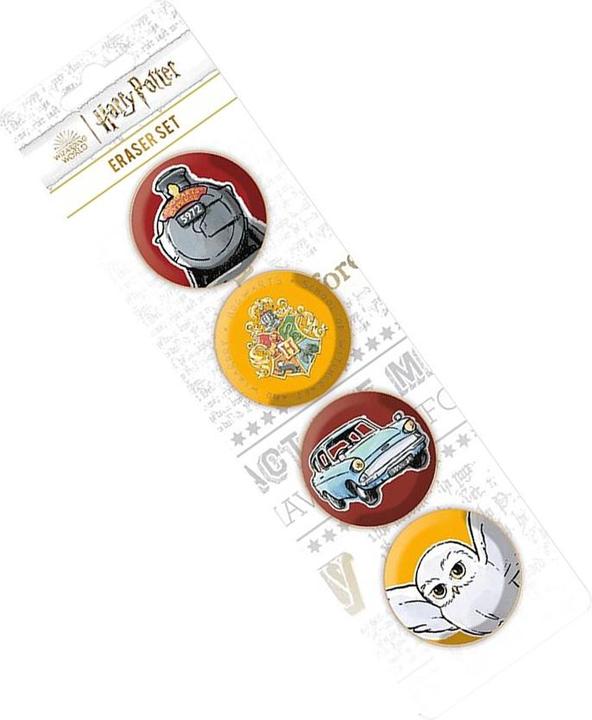 Radiergummi Hogwarts Set 4erPack
