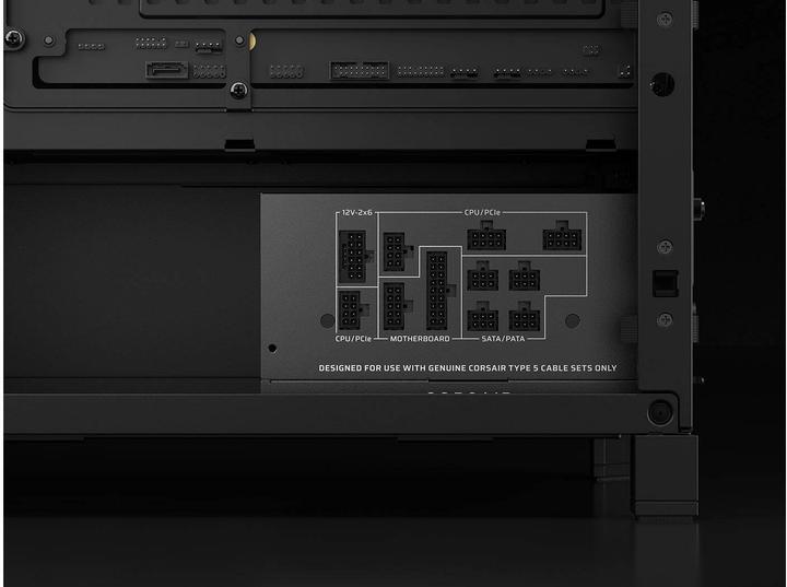 Productafbeelding Corsair RM850x Shift Strmforsyning - 850 Watt - 140 mm - ATX 3.1 - 80 Plus Gold certified (850 W)