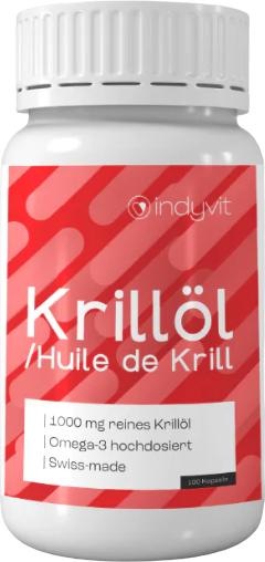 Produktbild indyvit Krillöl-Kapseln (100 Stück, Kapseln)