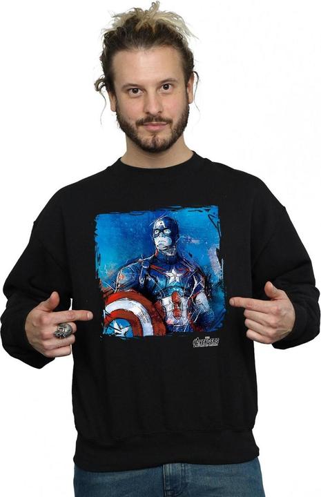 Produktbild Captain America Art Sweatshirt (XXL)