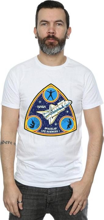 Actual product image Nasa Mens Classic Spacelab Life Science T-Shirt (S)