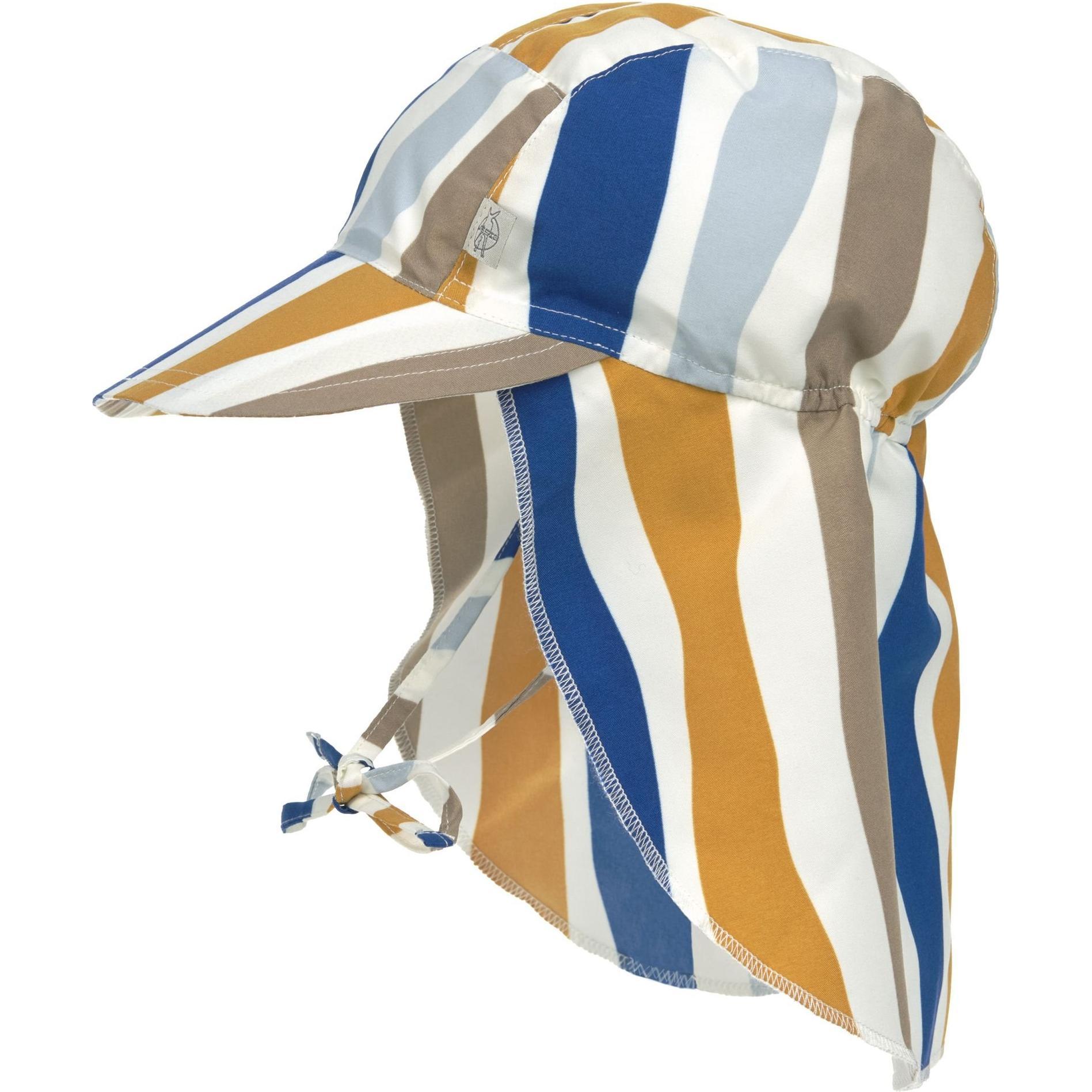 Lässig, Hut, Motiv Sonnenhut mit Nackenschutz, Blau