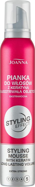 Joanna Styling Effect Styling Mousse Piano Modeling For Hair Extra Strong 150Ml (150 ml, Schaumfestiger)