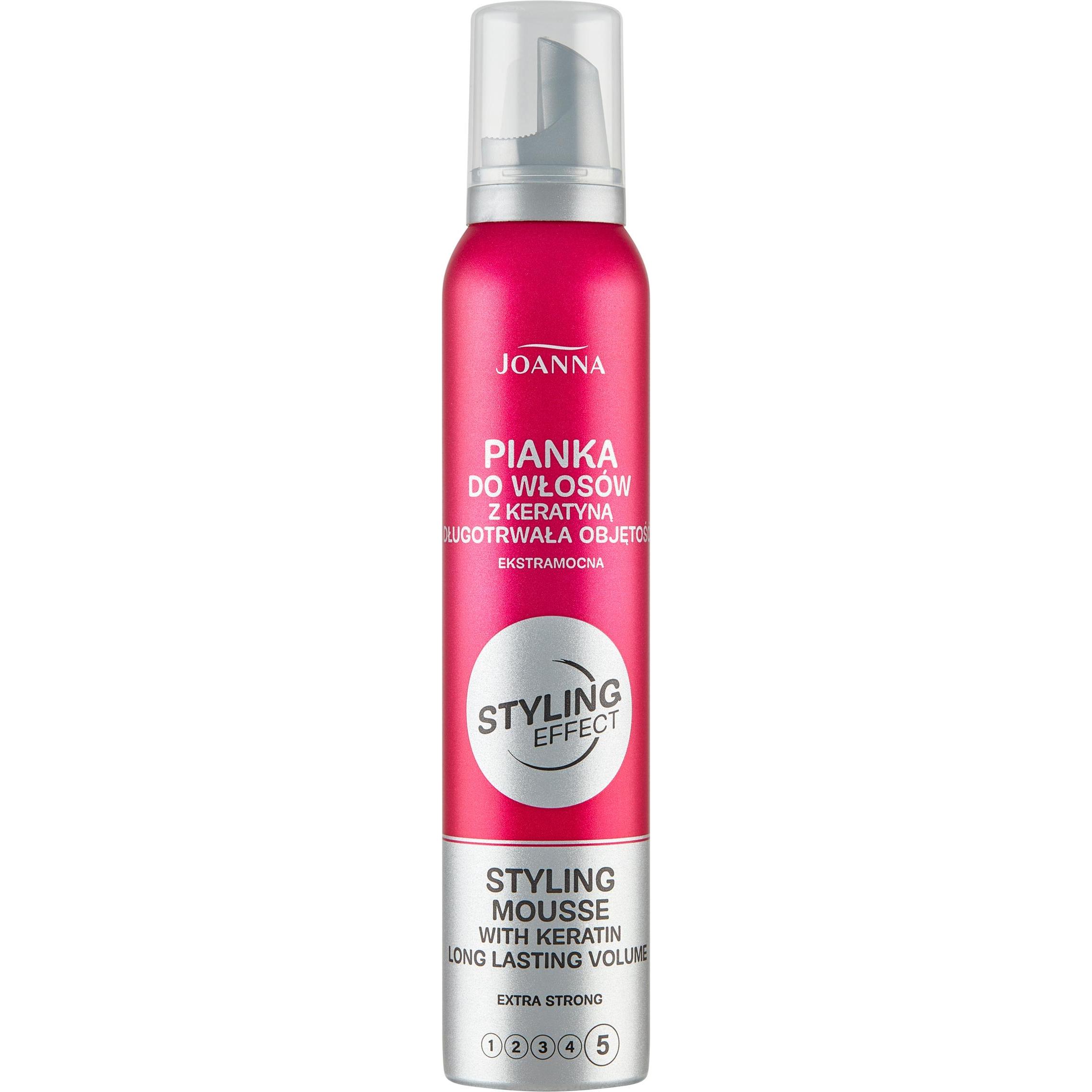 Joanna, Haarschaum, Styling Effect Styling Mousse Piano Modeling For Hair Extra Strong 150Ml (150 ml, Schaumfestiger)