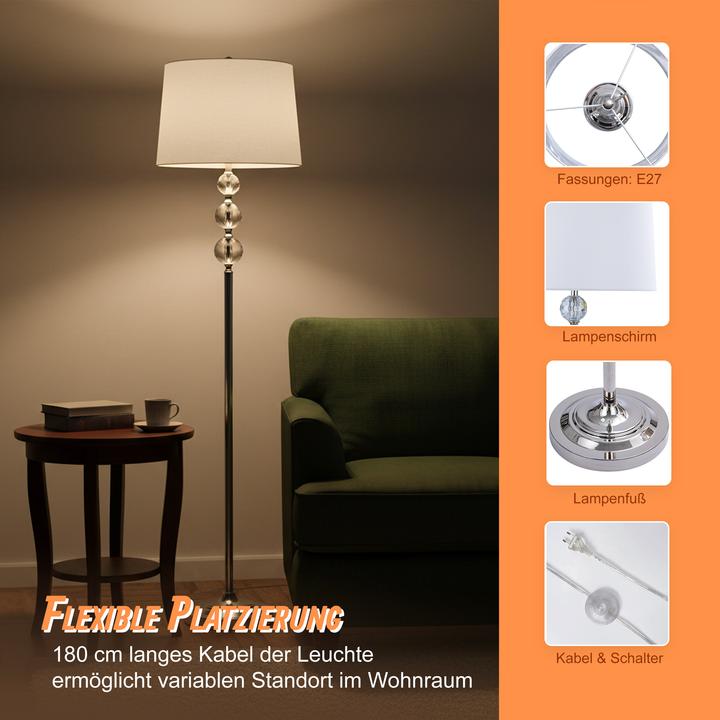 Actual product image Relaxdays floorlamp (E27)