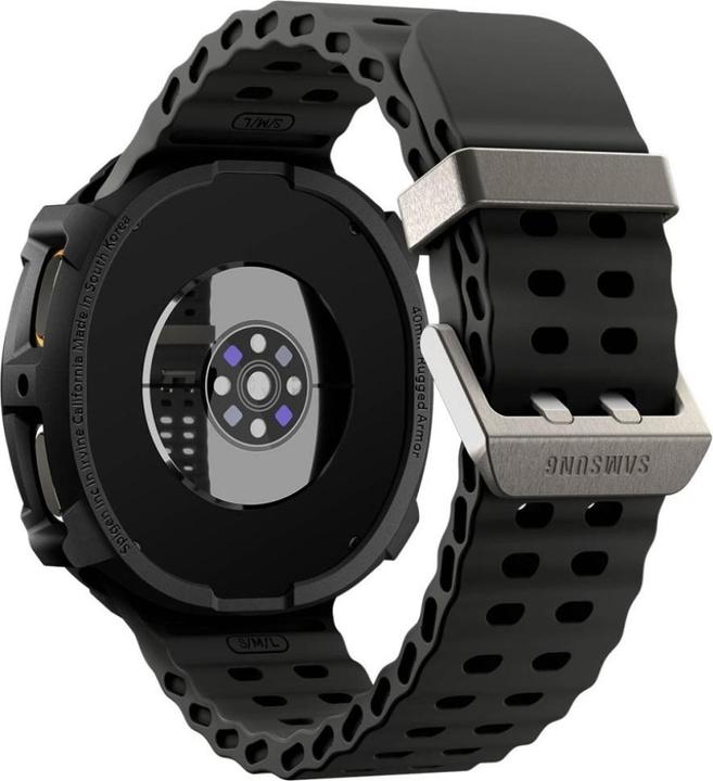 Productafbeelding Spigen Rugged Armor Case für Samsung Galaxy Watch 8 40 mm – Mattschwarz