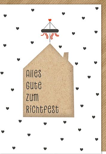 Produktbild Braun + Company Karte Richtfest PK 299