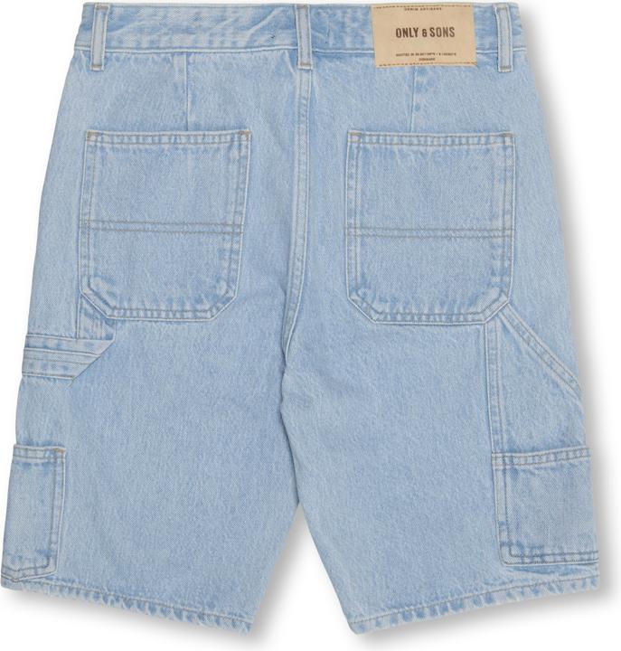 Actual product image Only & Sons Junior OSJEDGE Mittlere Taille Gerade geschnitten Shorts Jeans-Shorts (128)