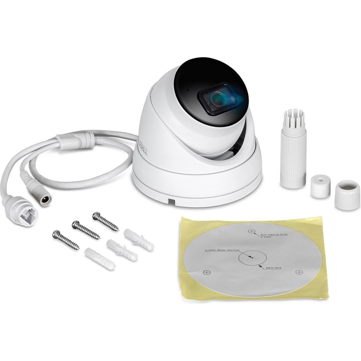 Thumbnail - Trendnet TV-IP1515PI 5MP Dome Indoor / Outdoor PoE Day/Night (2592 x 1920 Pixels), Netzwerkkamera, Weiss