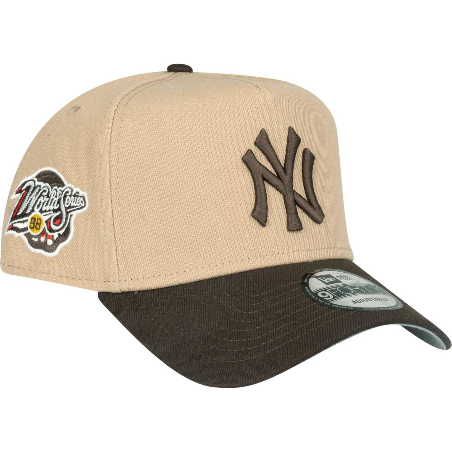 Thumbnail - New Era, Herren, Cap, 9Forty A-Frame Cap - Ws New York Yankees Camel, Beige, (One Size)
