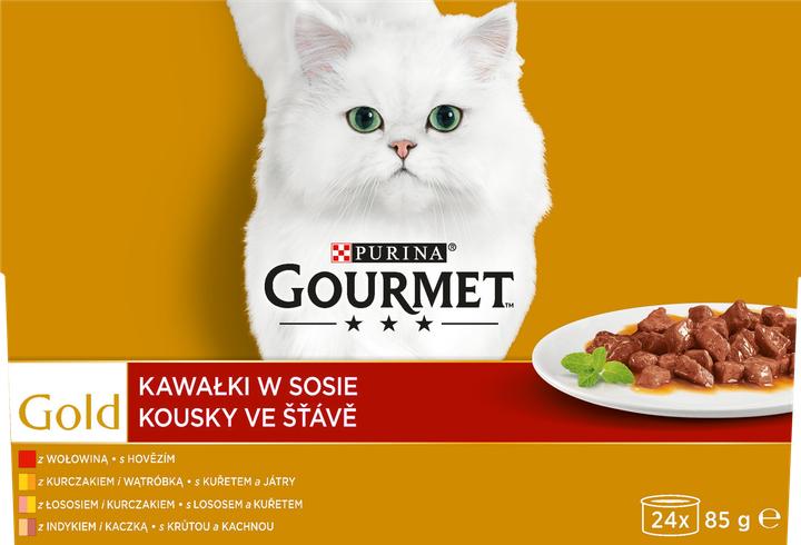 Produktbild Gourmet Gold (Senior, Adult, 96 Stk., 8160 g)