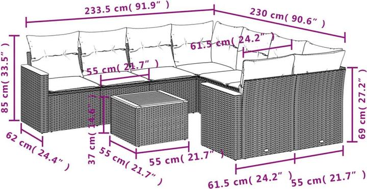 Produktbild vidaXL Morgan