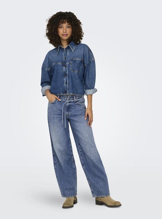 Immagine prodotto Only Jeans a vita media con taglio a palloncino e vestibilità dritta (W29/L34)