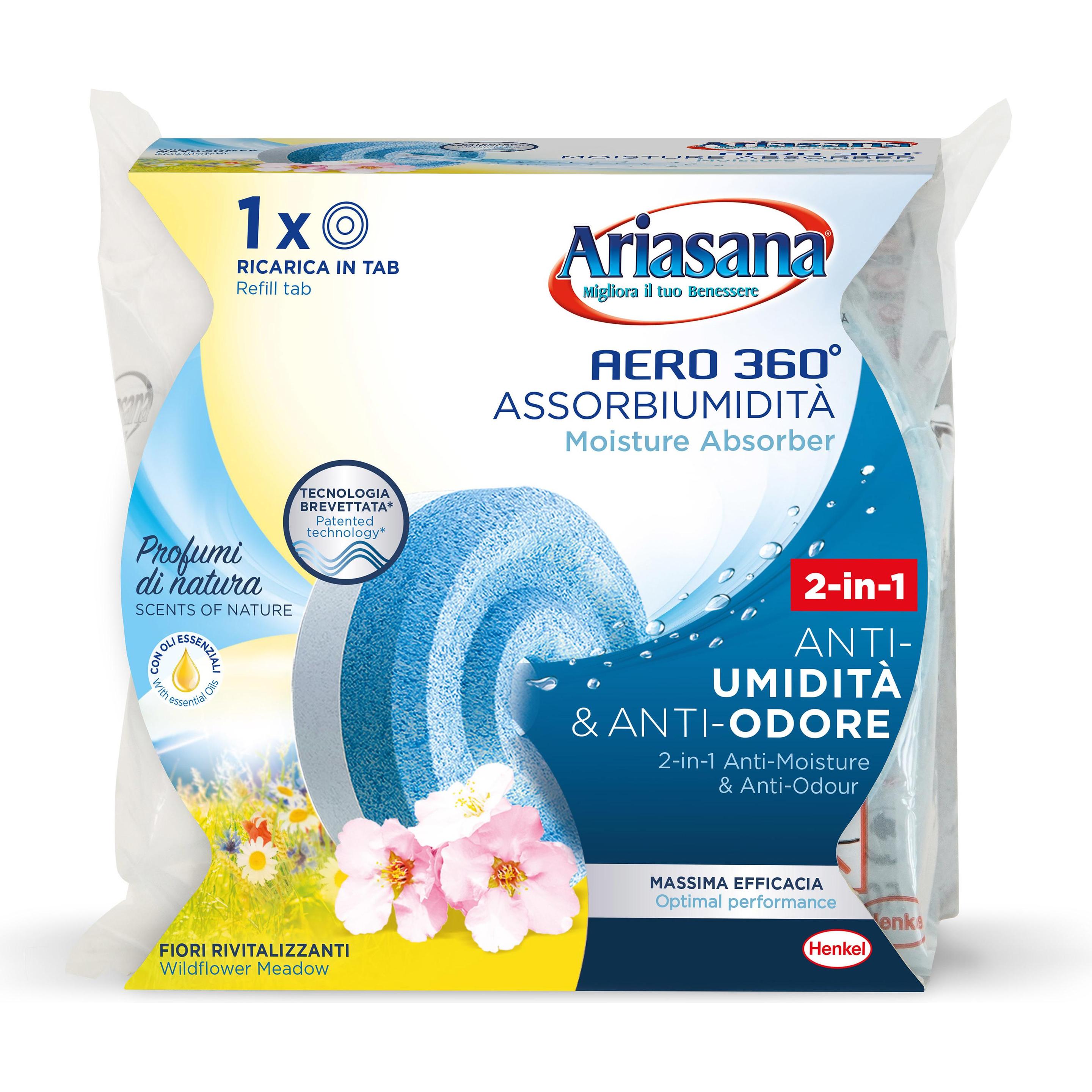 Henkel, Lozione corpo, Ariasana Aero 360 Tab Fiori di campo 450g